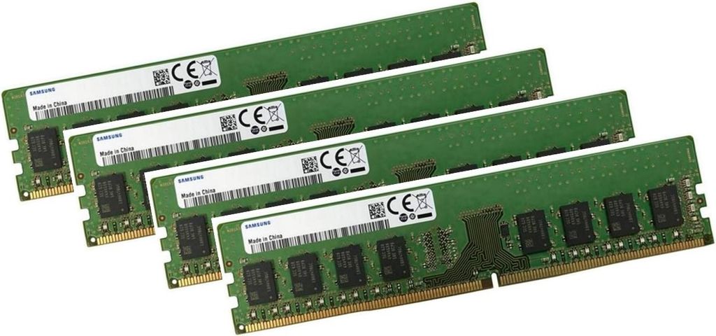 Samsung 32Gb 4x 8Gb DDR4 Ram Speicher Pc-4 280Pin ‎M378A1G43DB0-CPB Memory