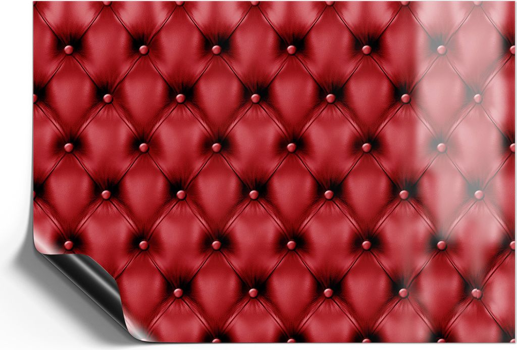DEQORI Magnetmatte Universal 59x42 cm (A2) 'Rote Eleganz' Magnetfolie Kalender Planer