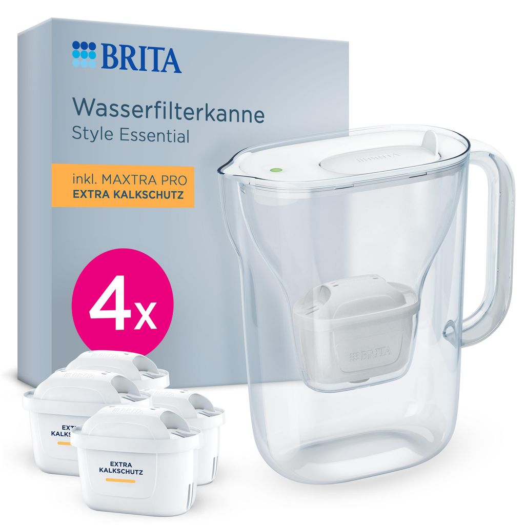 BRITA waterfilterkan MAXTRA Style Essential, wit, met 4 Productafbeelding  AI-gegenereerde afbeelding