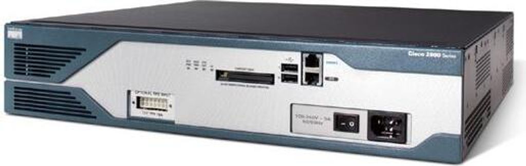 Cisco 2851, 10, 100, 1000 Mbit/Sek, 10/100/1000Base-T(X), Ethernet (RJ-45), IOS, 128-bit AES, 192-bit AES, 256-bit AES, 3DES, DES, 2U