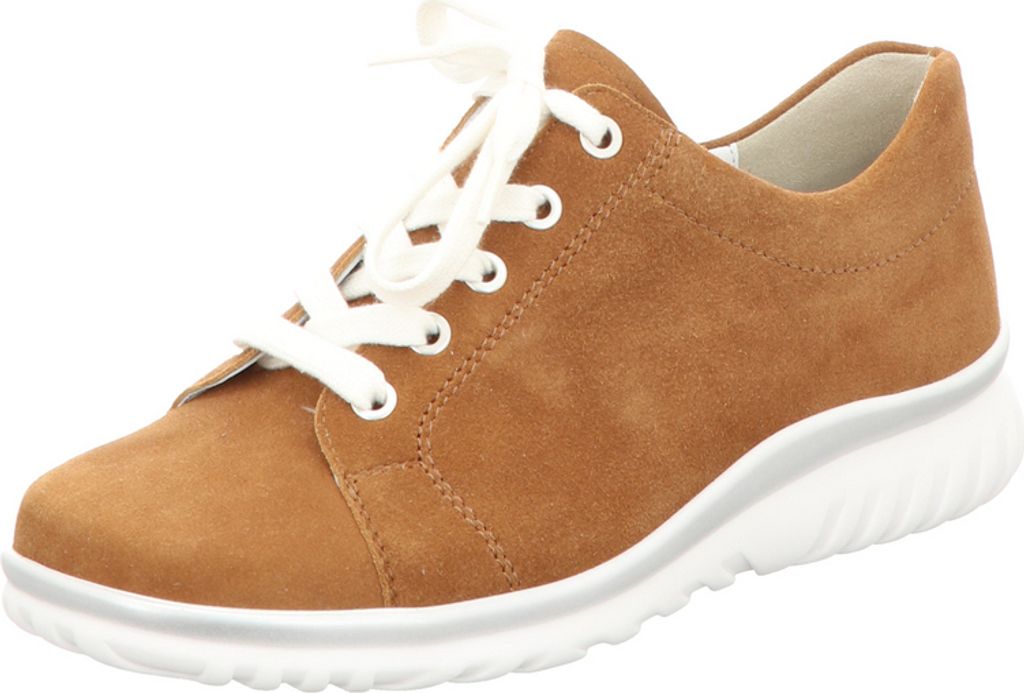 Semler Damen Schnürschuhe Sportlich Gummisohle braun