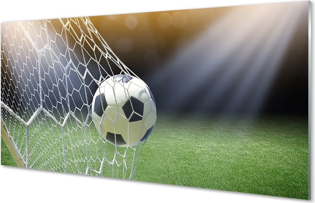 Glasbilder 120x60 Wandkunst Fußballstadion