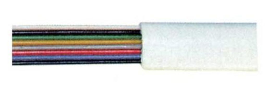 Telefonkabel 8-adrig flach weiß 25m Produktbild 