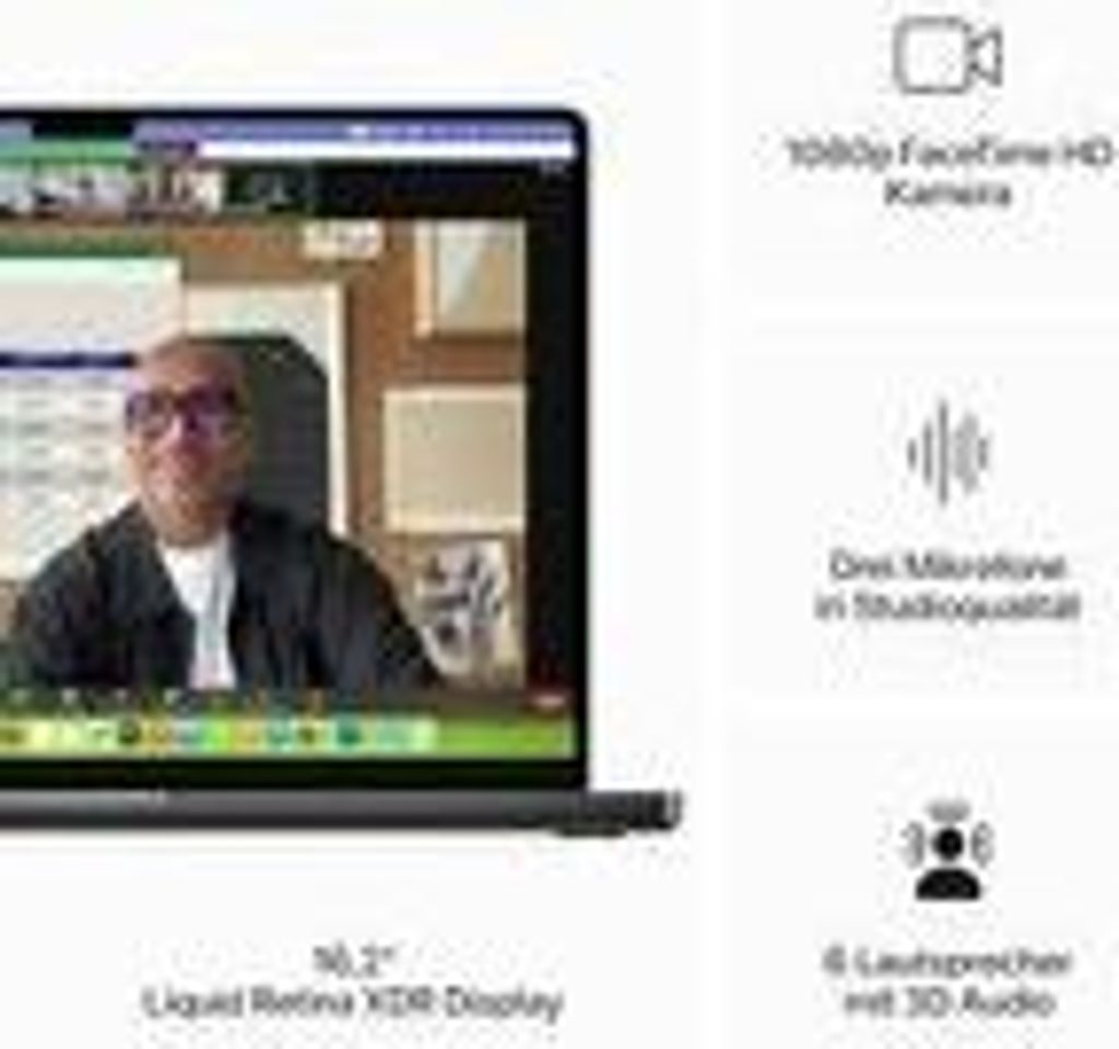 Apple MacBook Pro  - Apple M - 41,1 cm (16.2") - 3456 x Produktbild 12
