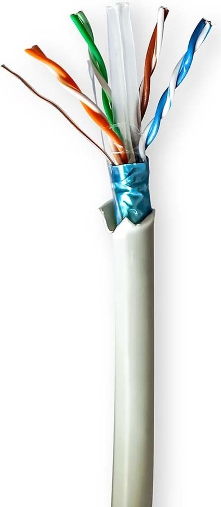 Nedis CAT6 Netzwerkkabel Rolle - Stranded - F/UTP - Reines Produktbild 