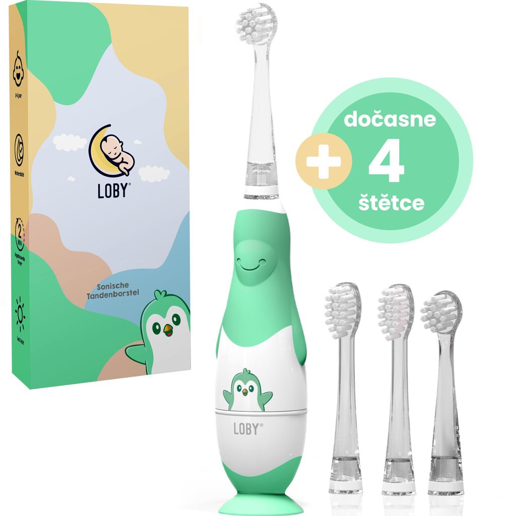 Loby Brosse à dents électrique Enfants Bébé Brosse à dents Image du produit 