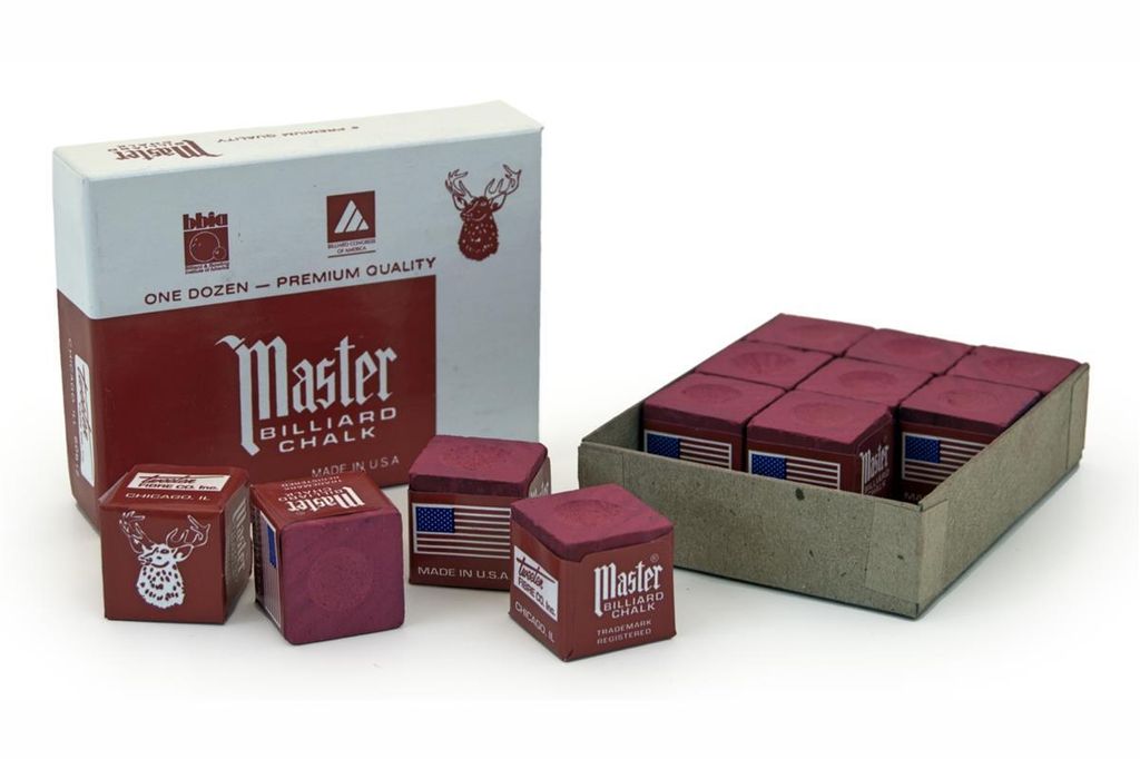 Master Kreide 12 Stk. div. Farben Burgund/Burgundy
