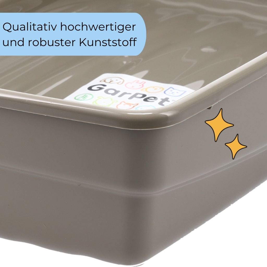 GarPet Katzenklo in 5 Größen Katzentoilette ohne Deckel Produktbild 6