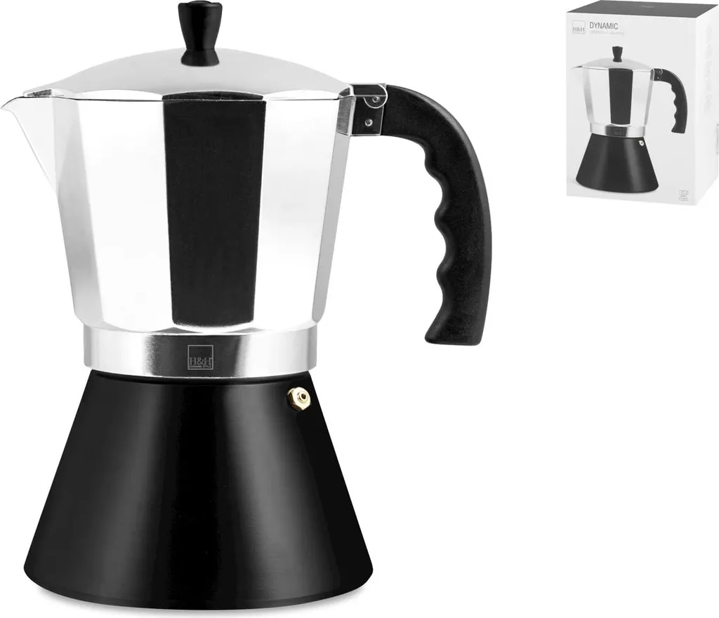 Cafetière H&H Dynamic induction pour espresso italien riche en arômes