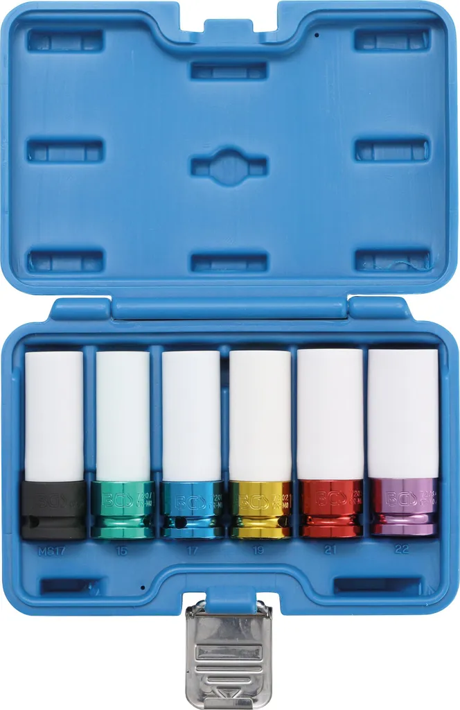 Douilles de protection 1/2 renforcées en chrome-molybdène - Set 6 unités