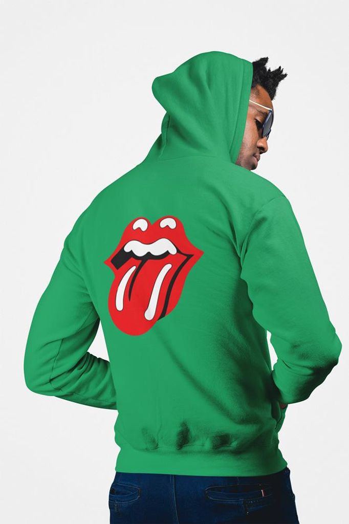 D&B Uni Hoodie ZIPZN00003 Stones Grün-Größe L