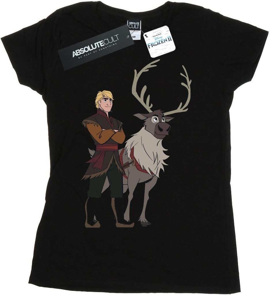 Disney - "Frozen 2" T-Shirt für Damen BI21699 (L) (Schwarz)