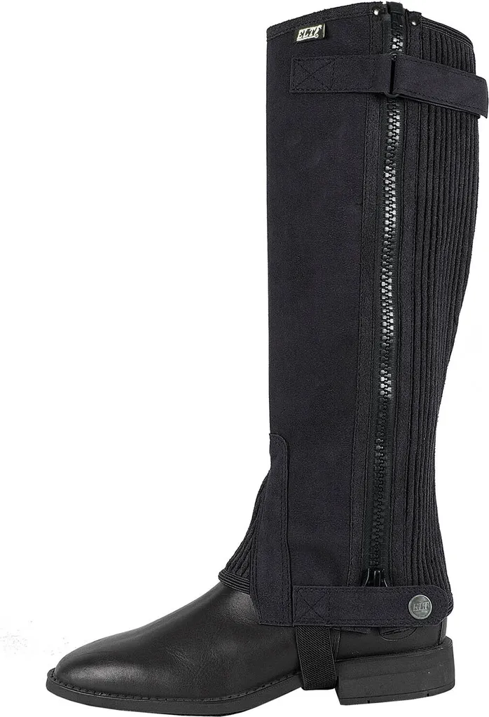 Chaps Élastiques Waldhausen Noir XL Solution Anti-Frottement Lavable