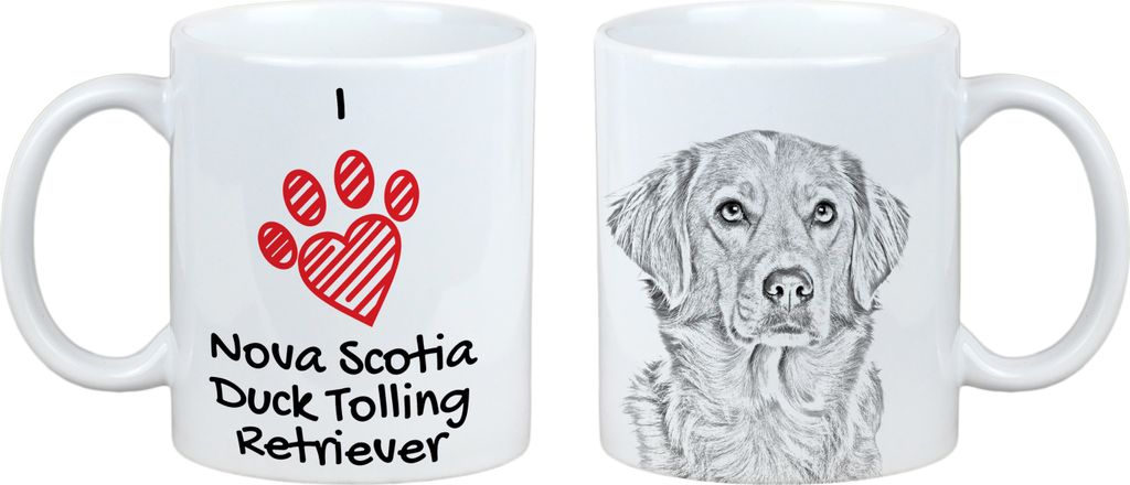 Nova Scotia Duck Tolling Retriever, Toller - Tasse mit Hund, entzückende Tasse mit Grafik, Geschenk mit Ihrem Foto von der Marke Art-Dog