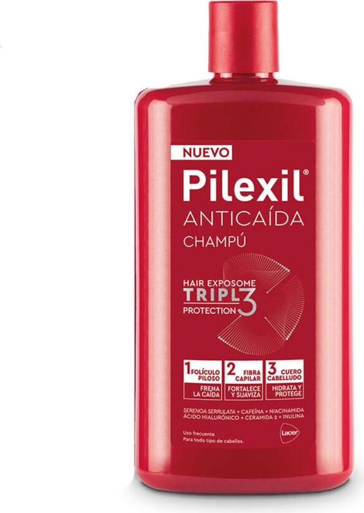 PILEXIL Shampoo gegen Haarausfall mit dreifachem Schutz 450 ml