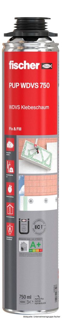 fischer WDVS Klebeschaum PUP, 750 ml Produktbild 
