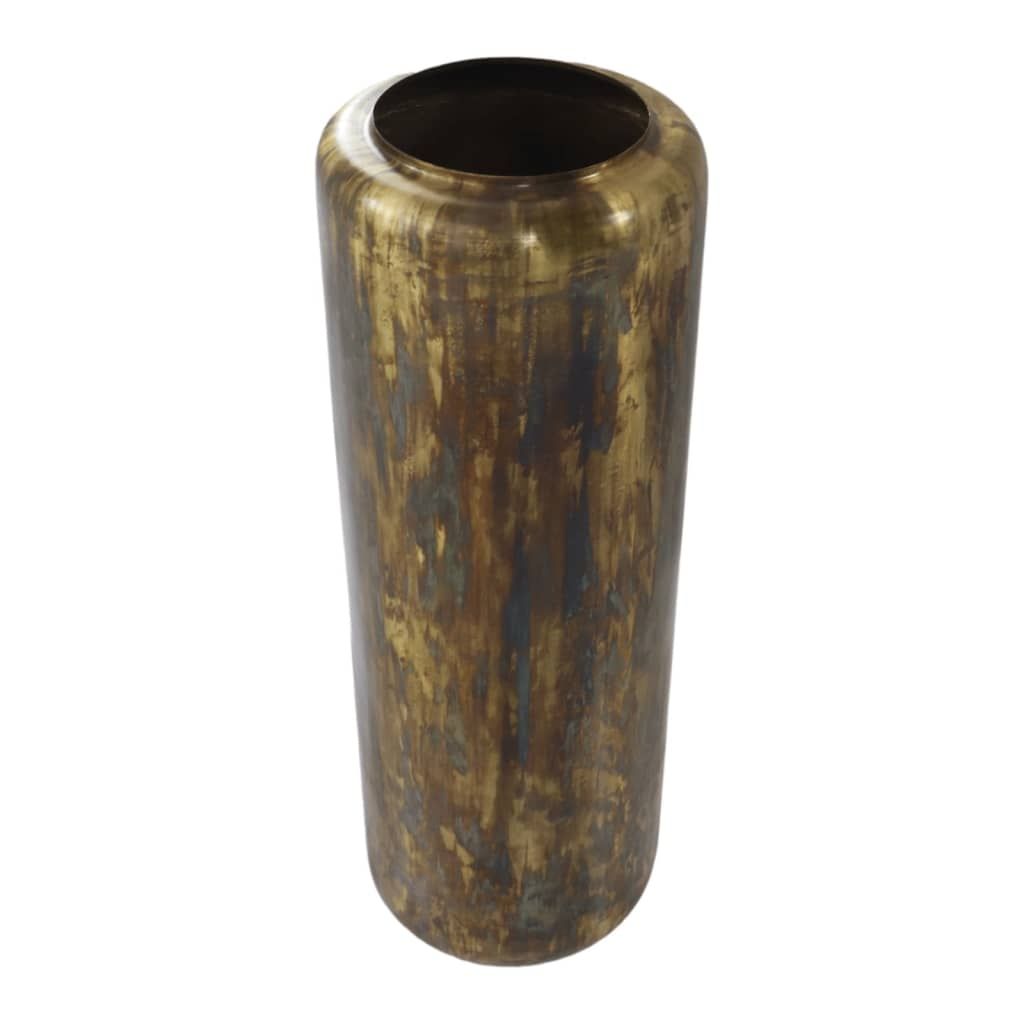 HSM Collection Vase Salerno Groß 28x80 cm Gold