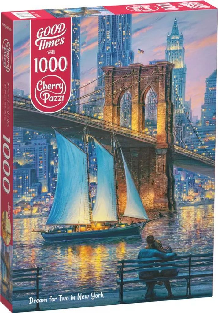 CHERRY PAZZI Puzzle Traum für zwei in New York 1000 Teile Produktbild 