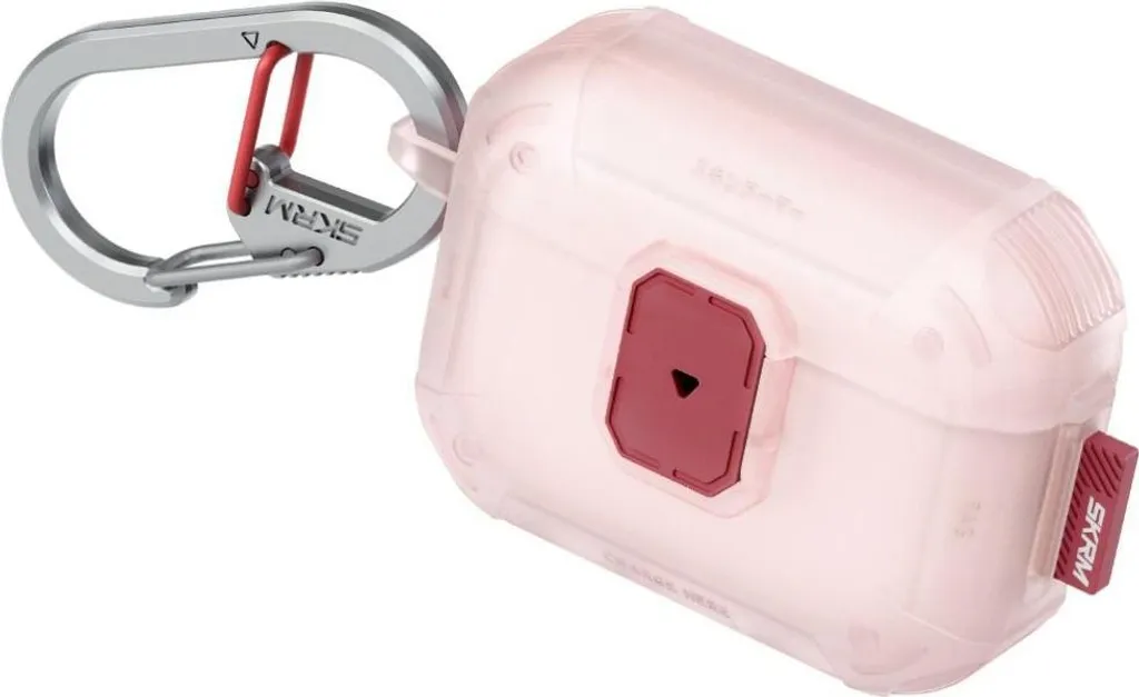 Étui AirPods Pro Rose Skinarma Mecha LE - Évite les Rayures et Chutes