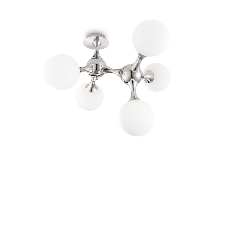 Ideal Lux Nodi PL5, Zarovnané, Kolo, 5 žiaroviek, E14, Obrázok produktu 