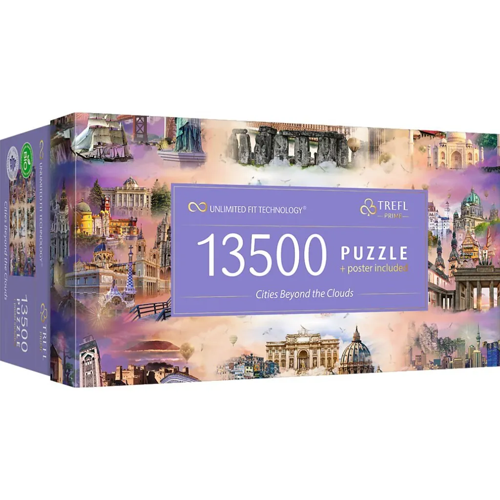 Grand puzzle adulte 13500 pièces Trefl paysage urbain onirique