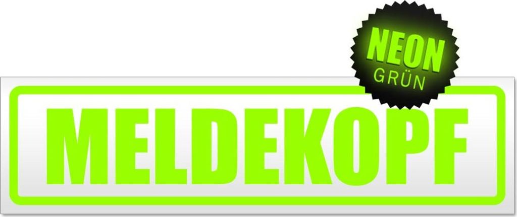 Meldekopf Magnetschild Schild magnetisch