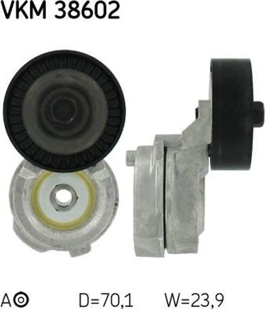 Entretien Courroie PT Cruiser : Rouleau Tendeur SKF VKM38602 OE 04668509AB