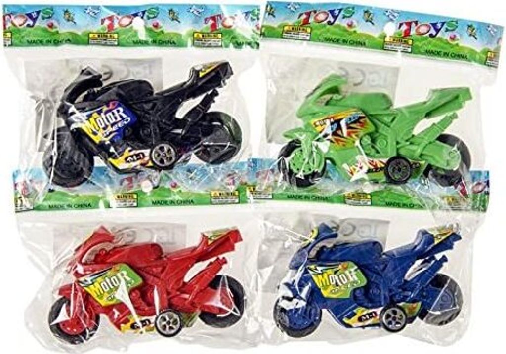 1 x motorka cca 11 cm, plast, rôzne farby Obrázok produktu 