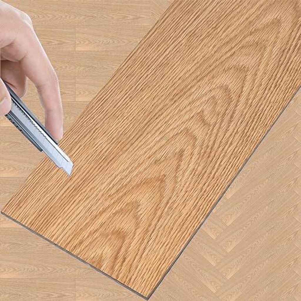 TRMLBE 18ks PVC podlahová krytina 91,44cm x 15,24cm x 2mm Obrázok produktu 