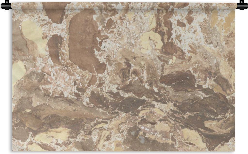 MuchoWow Wandteppich Wandbehang Granit - Gelb - Stein 60x40 cm Tapisserie Dekoration Wandtuch - Wanddekorationen