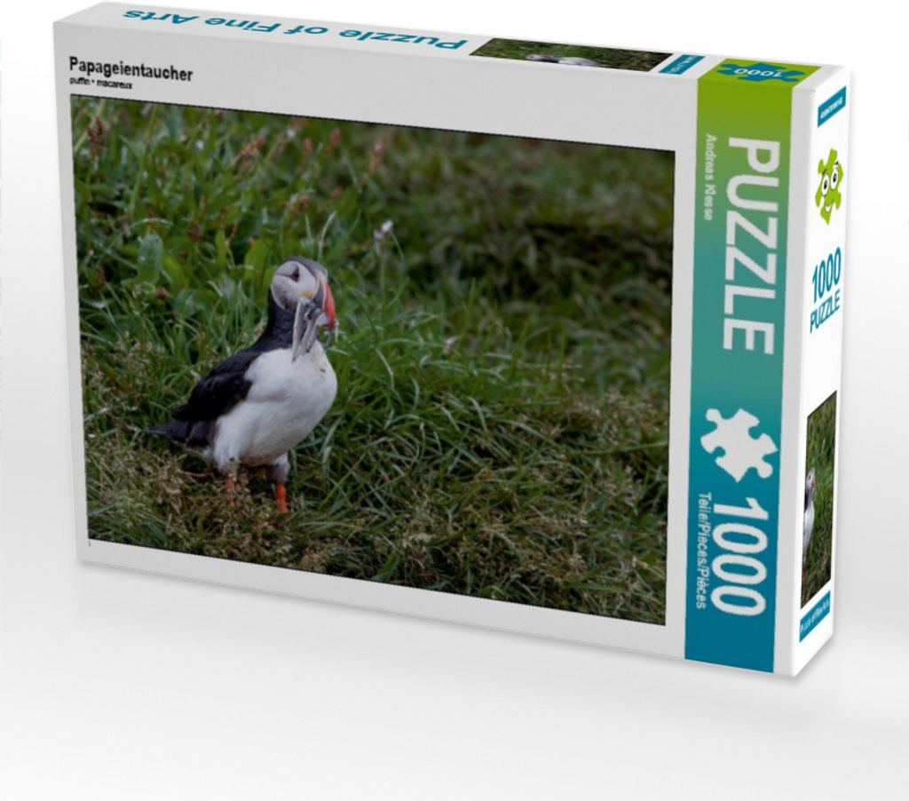 Calvendo Papageientaucher 1000 Teile Puzzle quer 640x480mm, Klesse Andreas; 7396175