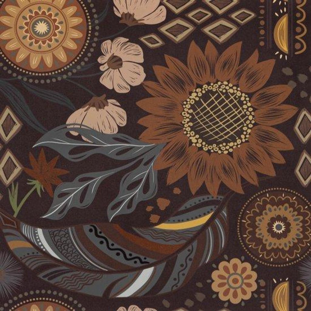 Unyqoos selbstklebende Retro-Blumenmöbelfolie für Wohnkultur – 44 cm x 3 m