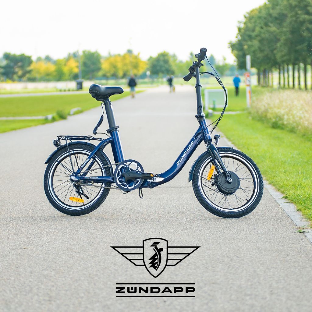 Zündapp ZXT20 E Bike 20 Zoll E Klapprad Tiefeinsteiger 3 Produktbild 9