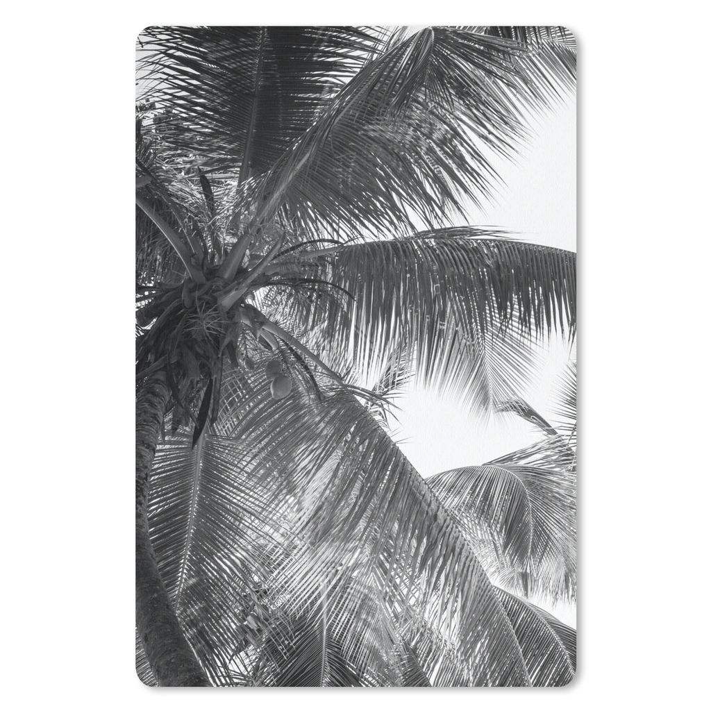 MuchoWow® Mauspad Mousepad Palmwedel - Vintage - Natur Produktbild 