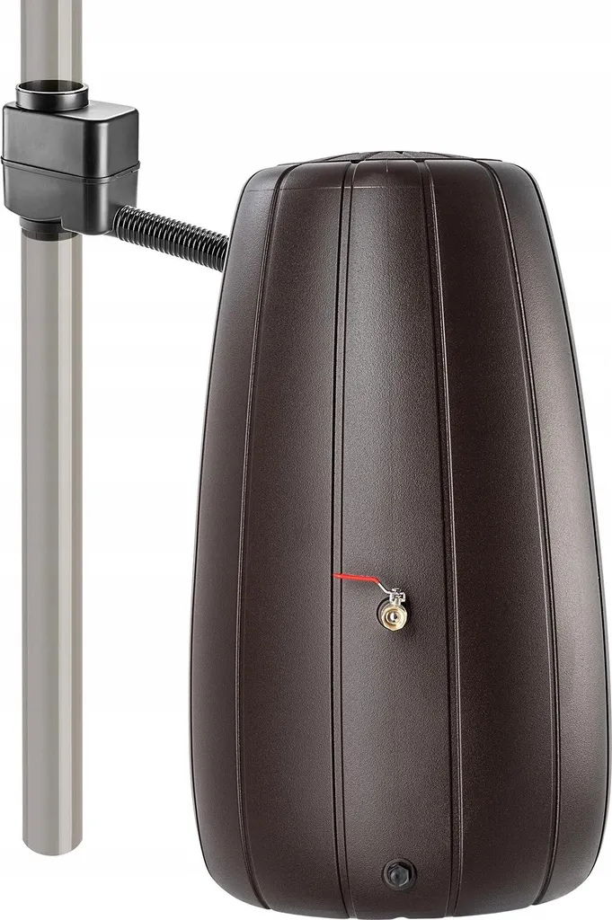 Récupérateur d'eau de pluie 200 l avec jardinière intégrée grise