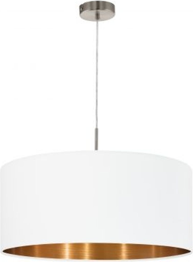 Eglo Hängeleuchte Pasteri Ø53cm E27 weiss-Kupfer Produktbild 