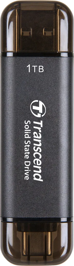 Transcend SSD ESD310C 1TB USB-C USB 3.2 Gen 2x1 Noir Haute Vitesse