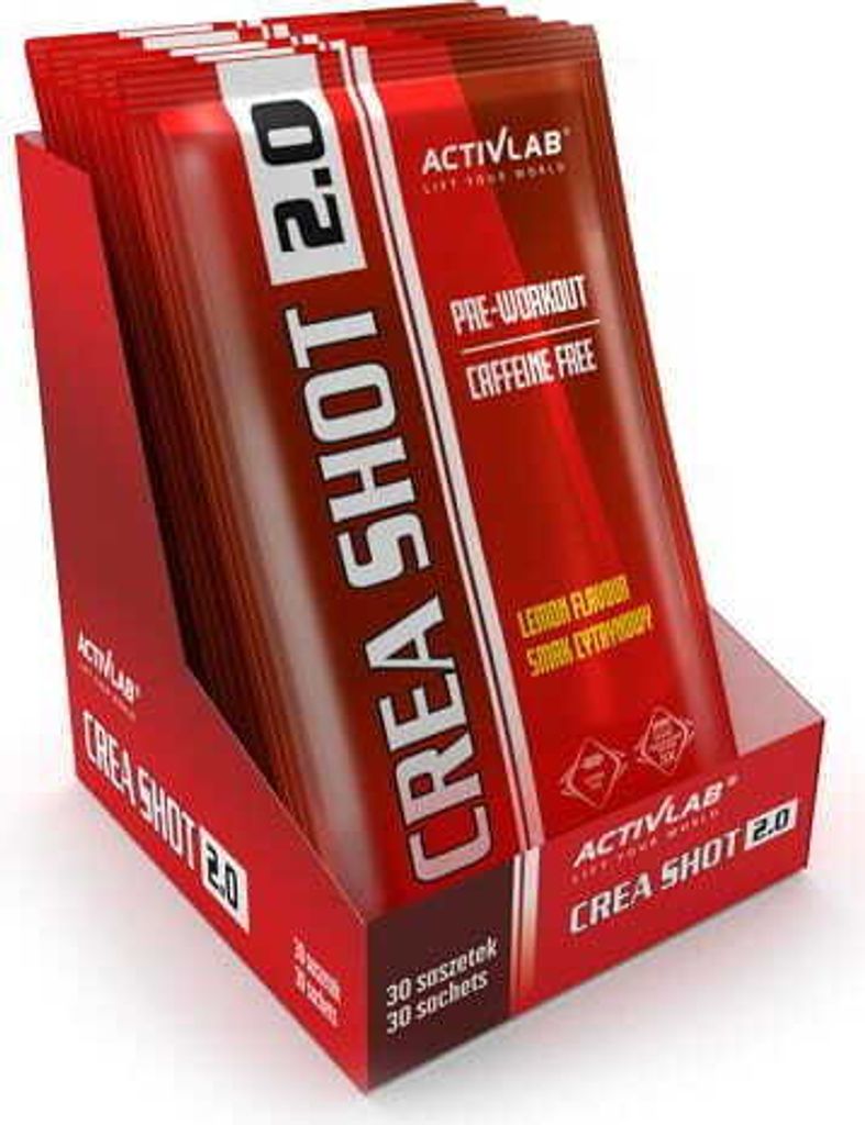 Activlab Crea Shot 2.0 Pre-Workout Grapefruit – Kreatin, Produktbild 