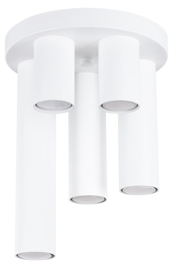 Plafon LAGOS 5P biały 5xGU10 10W stal 33x25x25cm Sollux Zdjęcie produktu 