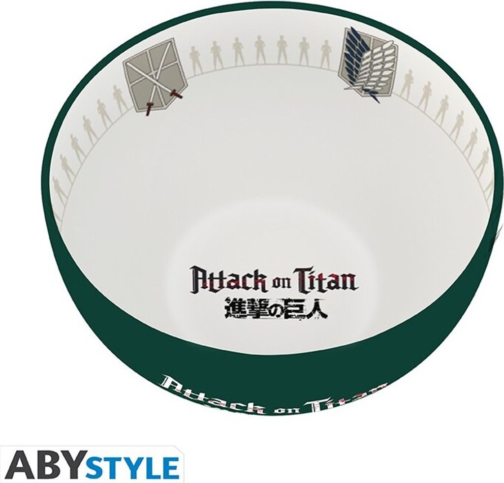 ATTACK ON TITAN - Bol - 600 ml - Emblèmes S3 - boîte en Image du produit 