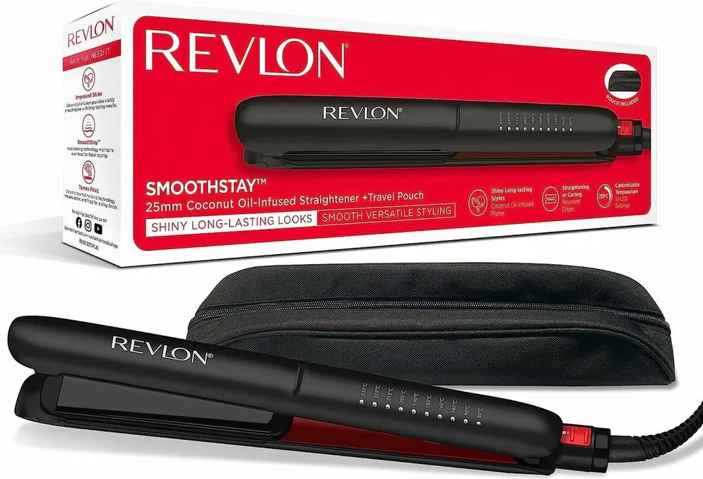 Piastra Capelli Revlon RVST2211 - Efficienza e Lucentezza Cocco