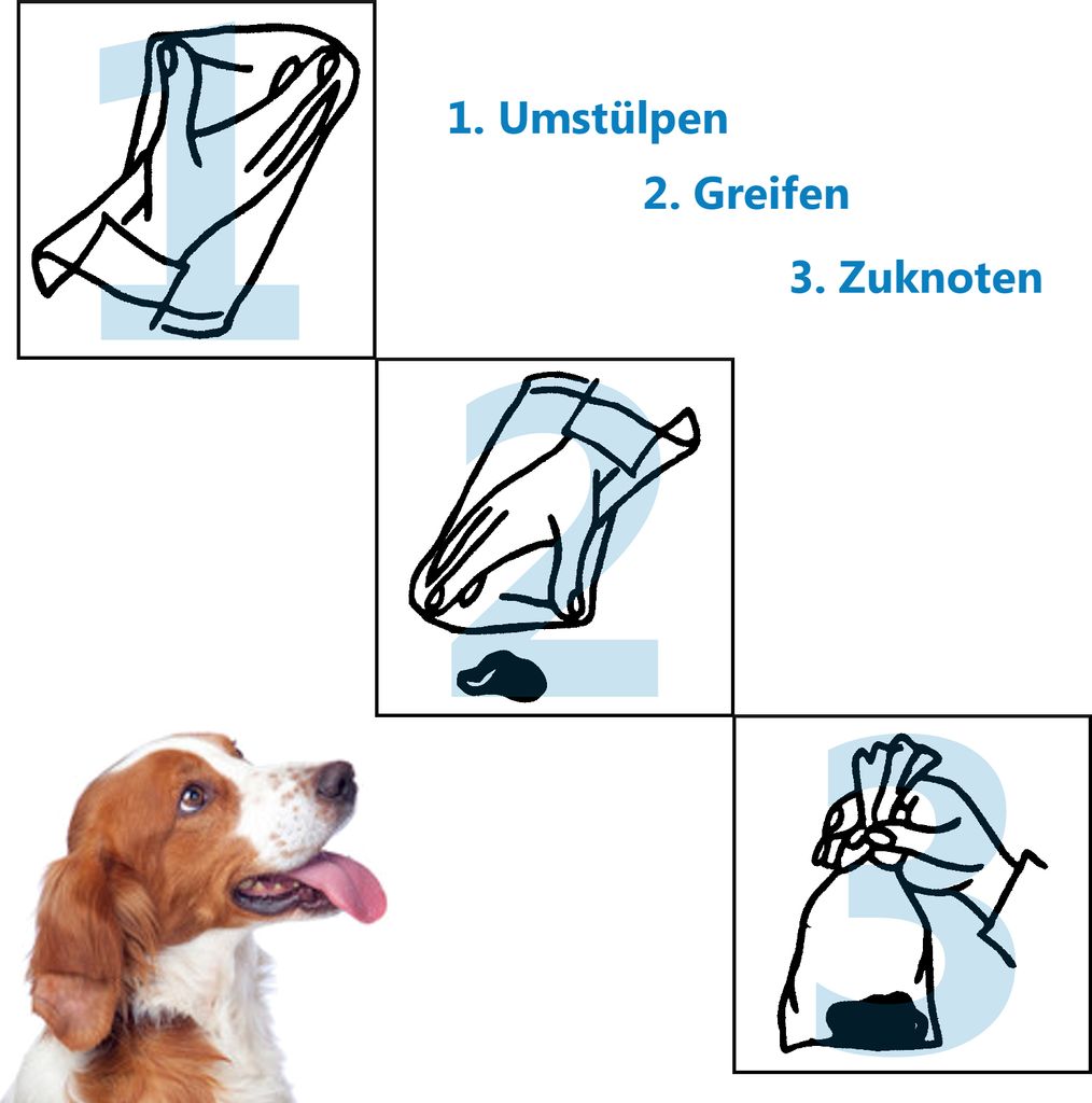 MIDORI Hundekotbeutel Hundehaufentüten Gassibeutel in Produktbild 6