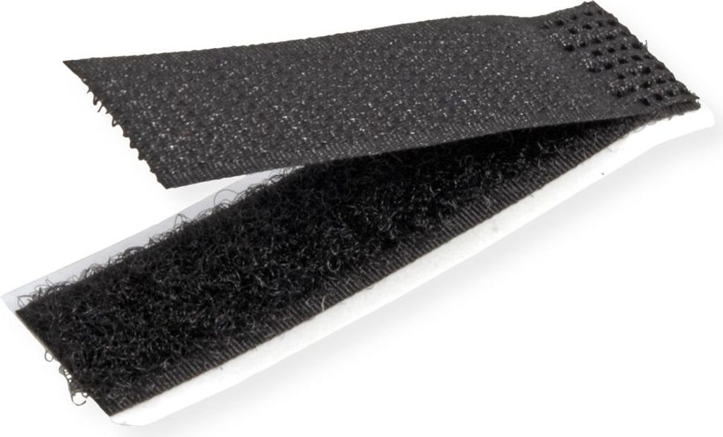 VELCRO® ONE-WRAP® Kabelflachverleger schwarz, einfach, 16 x Produktbild 