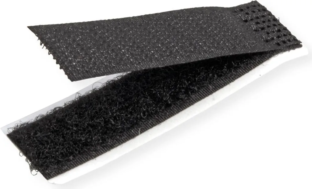 VELCRO® ONE-WRAP® Kabelflachverleger schwarz, einfach, 16 x 70 mm