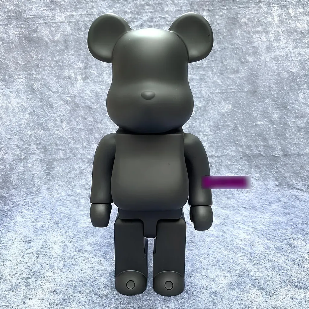 Statuetta Artistica Nera 28cm - Stile Bearbrick 400% Luxury Decor - 2