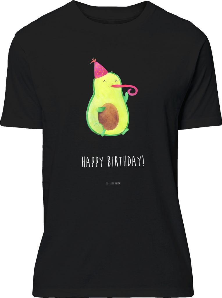 Mr. & Mrs. Panda S T-Shirt Avocado Geburtstag - Schwarz - Geschenk, Party, Frucht, Tshirt, Happy Birthday, oberteil, Shirt, Jersey-Shirt, Alles Gute