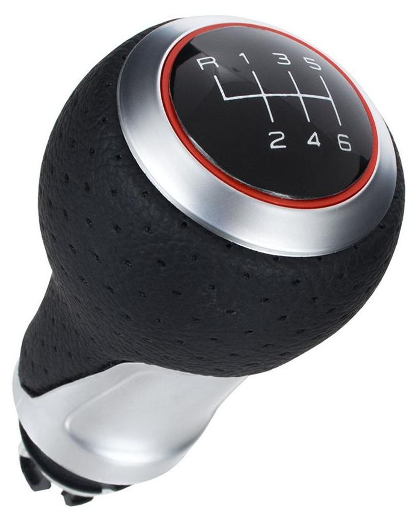 Audi A3 8L 96-03 S-LINE Schaltknauf SCHWARZ + SILBER 6-GANG