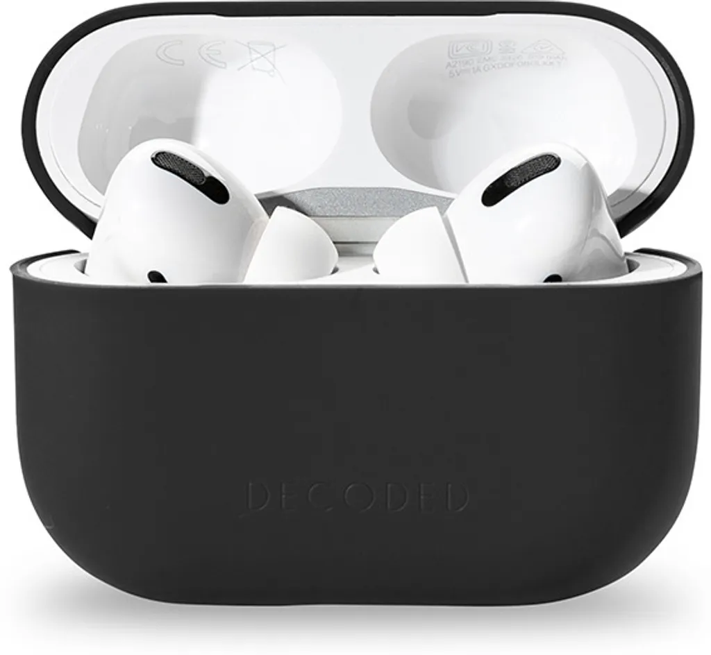 Decoded AirCase Lite AirPods 3 Coque en Silicone Flexible Noir Anthracite