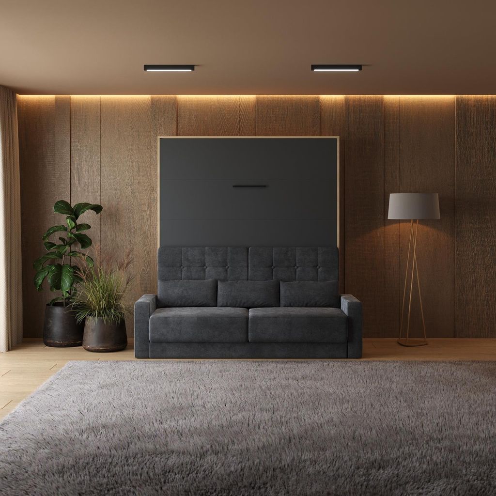 Schrankbett mit SOFA SMARTBett  M1 180x200 Vertikal Kaiser Produktbild 