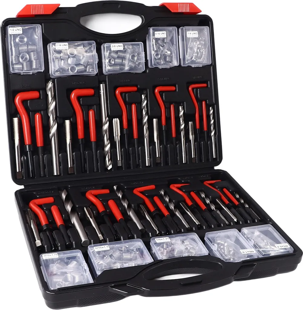 Coffret de Taraudage et Perçage - Kit de Reconstruction Filetage Métal